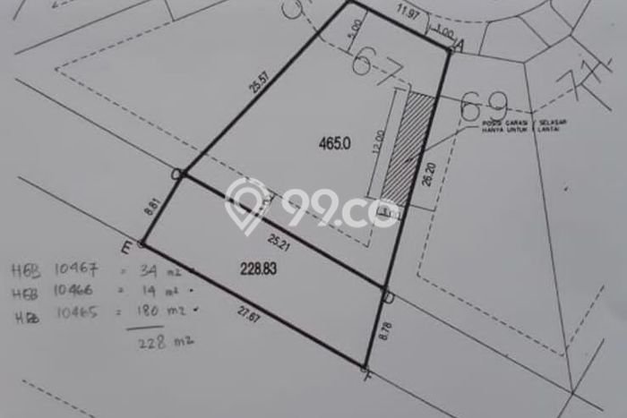 Dijual Tanah Lokasi Lippo Karawaci, Tangerang Seluas 694m2 Dijual Tanah Lokasi Lippo Karawaci, Tangerang Seluas 694m2