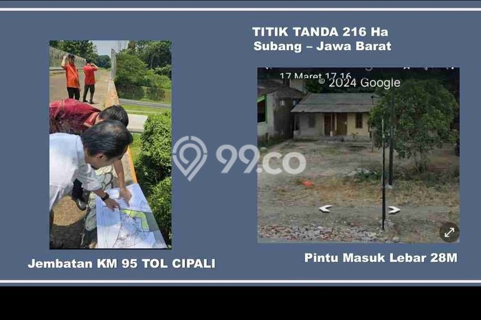 Tanah Dijual Area Strategis di Sadang Purwakarta 2.16e+06m2 Tanah Dijual Area Strategis di Sadang Purwakarta 2.16e+06m2