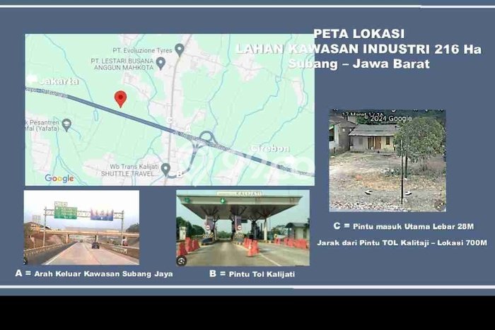 Tanah Dijual Area Strategis di Sadang Purwakarta 2.16e+06m2 Tanah Dijual Area Strategis di Sadang Purwakarta 2.16e+06m2