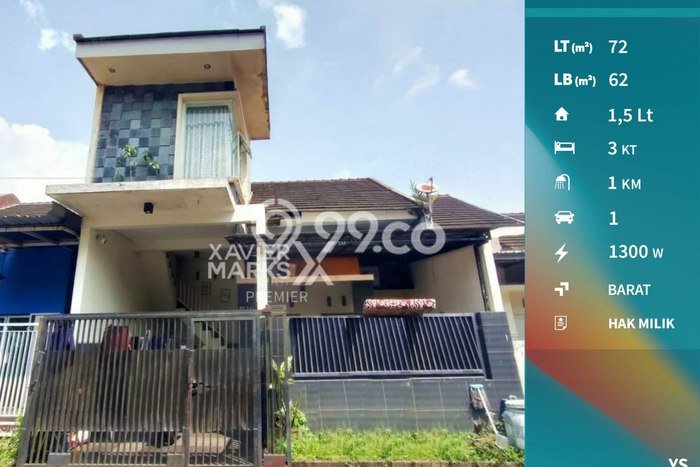 Bisa KPR! Rumah Sukun, Malang, Luas 72m2m² LB 62m2m² Bisa KPR! Rumah Sukun, Malang, Luas 72m2m² LB 62m2m²