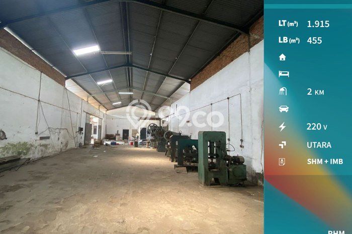 Gudang Komersial Disewakan di Sukun Malang Luas 455m2 Gudang Komersial Disewakan di Sukun Malang Luas 455m2