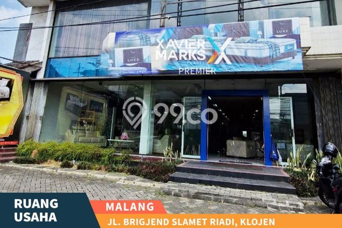 Disewakan Komersial di Klojen Malang LT 582m2, LB 350m2 Disewakan Komersial di Klojen Malang LT 582m2, LB 350m2