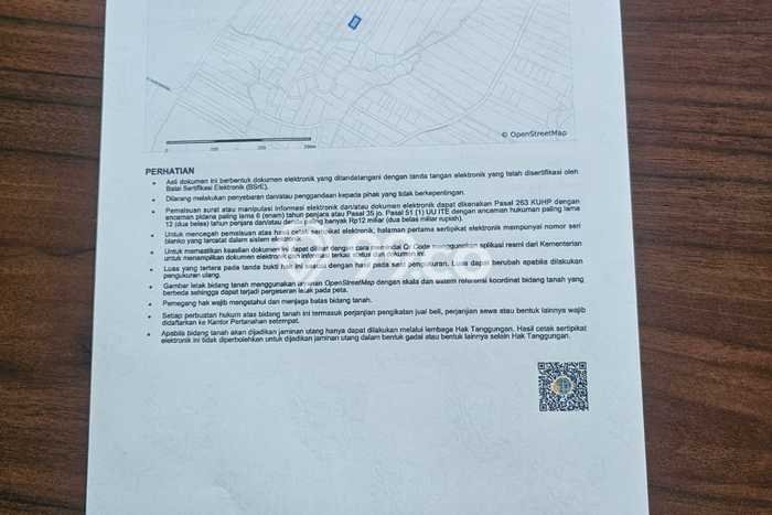 Untuk Dijual Tanah di Tabanan, Luas 640m2 SHM Untuk Dijual Tanah di Tabanan, Luas 640m2 SHM