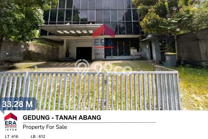 Area Ramai! Kantor Dijual di Tanah Abang untuk Bisnis Luas Bangunan 612m2 Area Ramai! Kantor Dijual di Tanah Abang untuk Bisnis Luas Bangunan 612m2