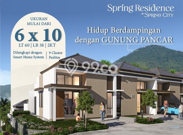 Rumah Modern 2 KT LT 60m2 di Sentul City Rumah Modern 2 KT LT 60m2 di Sentul City