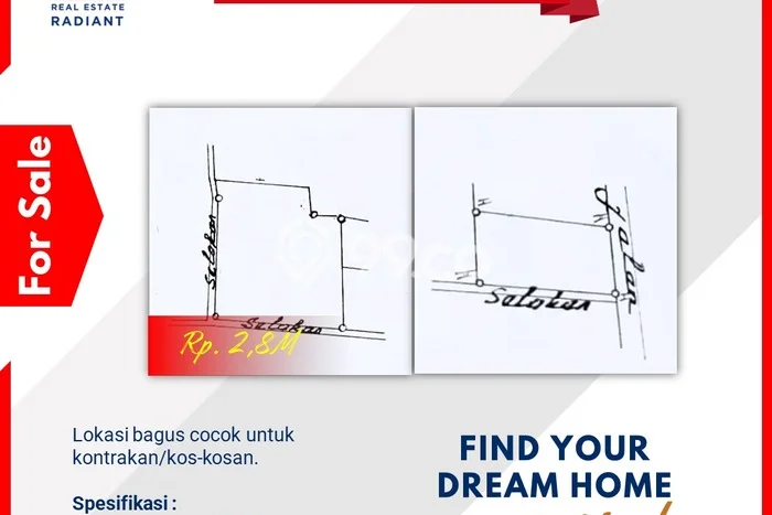 Lahan untuk Dijual di Beji Depok Luas 512m2 Lahan untuk Dijual di Beji Depok Luas 512m2