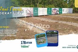 Tanah Dijual Lokasi Kasihan, Bantul Luas 160m2 Legalitas Aman Tanah Dijual Lokasi Kasihan, Bantul Luas 160m2 Legalitas Aman