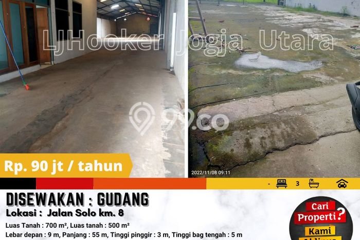 Gudang Murah,besar,dan Strategis di Jalan Solo Km. 8 Jogyakarta Gudang Murah,besar,dan Strategis di Jalan Solo Km. 8 Jogyakarta