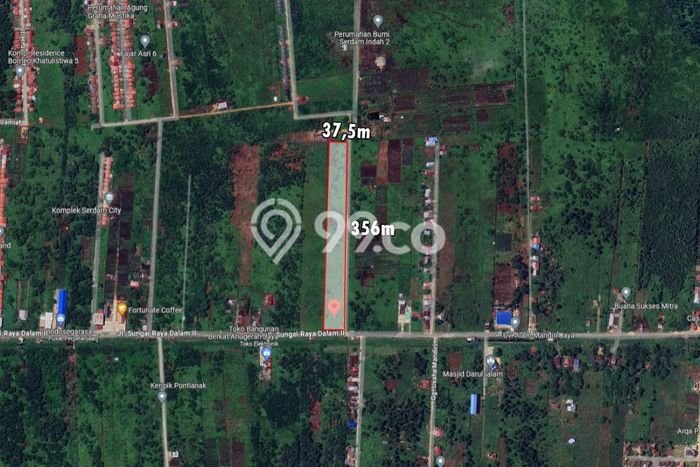 Tanah Dijual di Pontianak Seluas 13350m2 Strategis Tanah Dijual di Pontianak Seluas 13350m2 Strategis