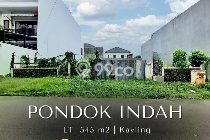 Dijual Tanah 545m2 di Pondok Indah, Jakarta Selatan Dijual Tanah 545m2 di Pondok Indah, Jakarta Selatan