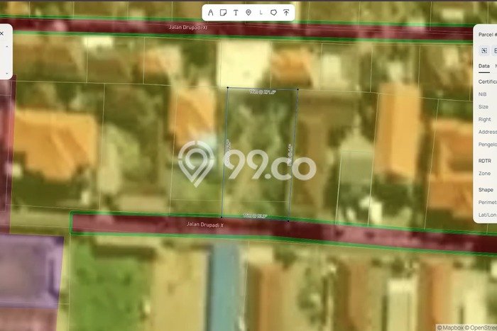 Tanah Dijual Area Strategis di Renon Denpasar 483m2 Tanah Dijual Area Strategis di Renon Denpasar 483m2