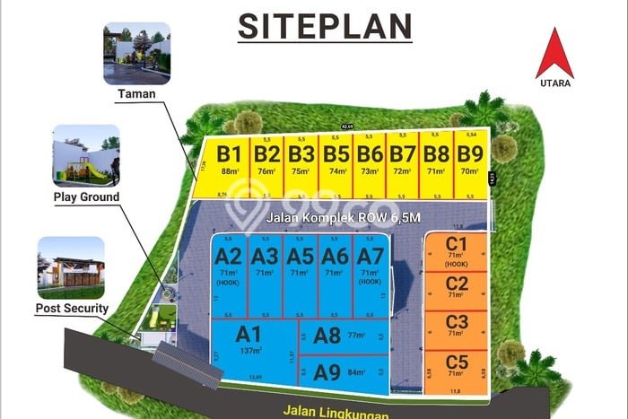 Tanah Kavling Dijual di Yogyakarta dengan Spesifikasi 72m2 Tanah Kavling Dijual di Yogyakarta dengan Spesifikasi 72m2