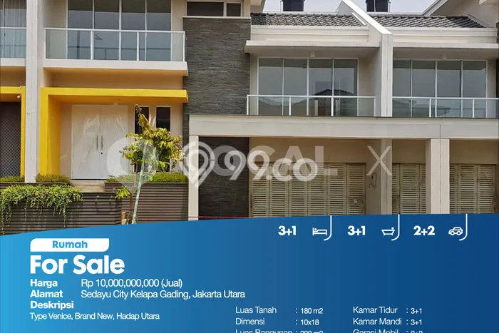 Rumah Eksklusif Siap Huni LT 180m2 di Kelapa Gading, Jakarta Utara Rumah Eksklusif Siap Huni LT 180m2 di Kelapa Gading, Jakarta Utara