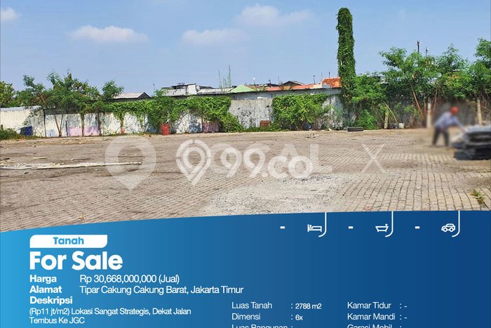 Dijual Tanah di Cakung Jakarta Timur Luas 2788m2 SHM Dijual Tanah di Cakung Jakarta Timur Luas 2788m2 SHM