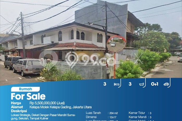 Rumah Mewah Dijual LT 204m2 di Kelapa Gading, Jakarta Utara Rumah Mewah Dijual LT 204m2 di Kelapa Gading, Jakarta Utara