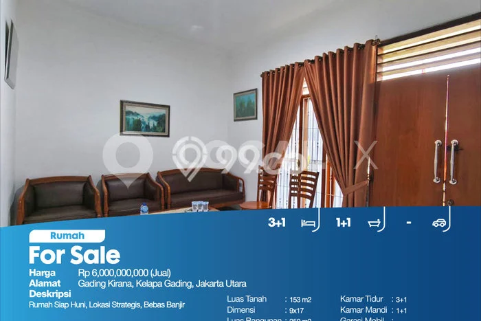 Dijual Rumah Premium dengan Fasilitas Sekitar Komplit di Kelapa Gading, Jakarta Utara Dijual Rumah Premium dengan Fasilitas Sekitar Komplit di Kelapa Gading, Jakarta Utara
