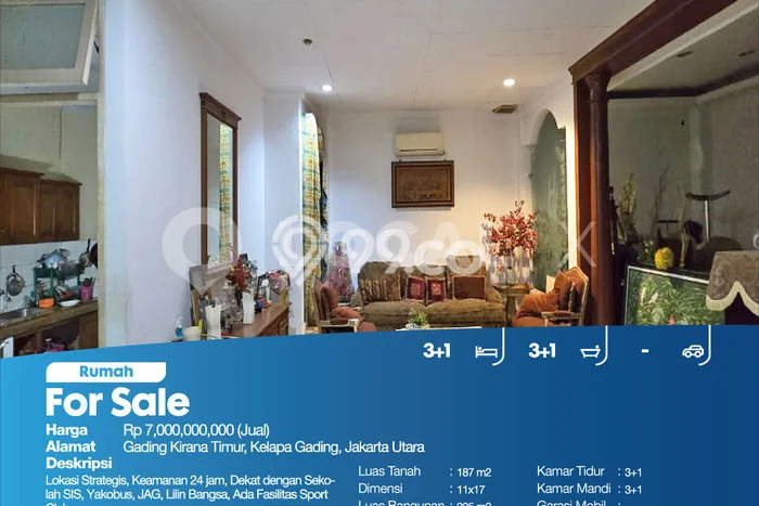 For Sale Rumah Elit Exclusive di Kelapa Gading, Jakarta Utara For Sale Rumah Elit Exclusive di Kelapa Gading, Jakarta Utara