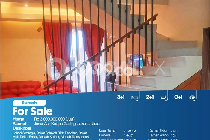 Dijual Hunian Mewah dengan Fasilitas Sekitar Lengkap di Kelapa Gading, Jakarta Utara Dijual Hunian Mewah dengan Fasilitas Sekitar Lengkap di Kelapa Gading, Jakarta Utara