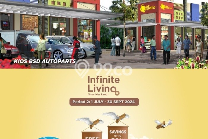 LOKASI PREMIUM! Ruko di BSD, Luas 6m², Area Komersial LOKASI PREMIUM! Ruko di BSD, Luas 6m², Area Komersial