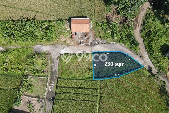 Tanah untuk Dijual Lokasi Tabanan, Tabanan Luas 230m2 SHM Tanah untuk Dijual Lokasi Tabanan, Tabanan Luas 230m2 SHM