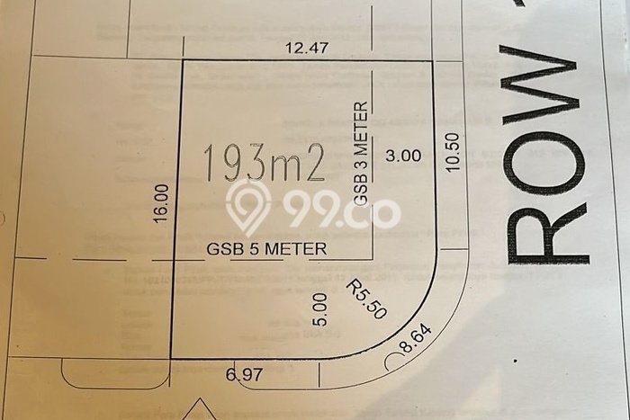 Kavling Tanah untuk Dijual di BSD City, Tangerang, Luas 193m2 Kavling Tanah untuk Dijual di BSD City, Tangerang, Luas 193m2