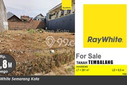 Tanah di Tembalang, Semarang Luas 261m2 Dijual Segera Tanah di Tembalang, Semarang Luas 261m2 Dijual Segera