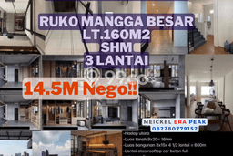 Dijual Ruko Kawasan Mangga Besar, Luas 600m², Area Komersial, Akses Strategis Dijual Ruko Kawasan Mangga Besar, Luas 600m², Area Komersial, Akses Strategis