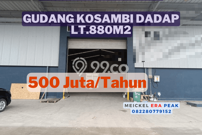 Unit Gudang Disewakan di Dadap di Area Ramai & Strategis Unit Gudang Disewakan di Dadap di Area Ramai & Strategis