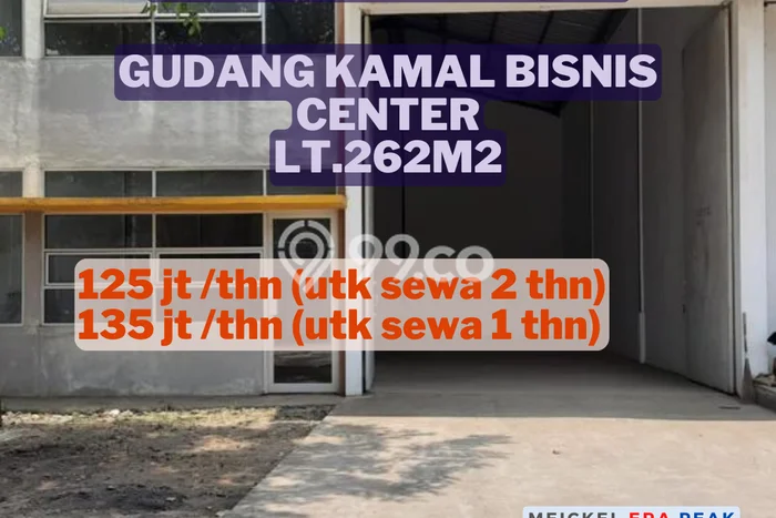 Unit Gudang Disewakan di Kamal di Area Ramai & Strategis Unit Gudang Disewakan di Kamal di Area Ramai & Strategis