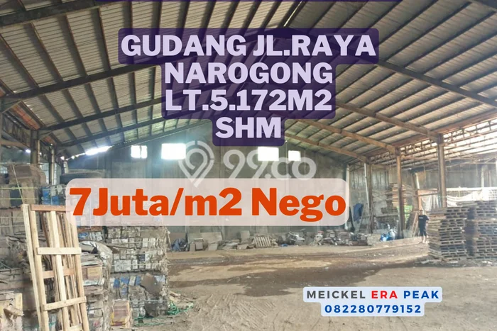 Gudang Dijual di Cileungsi Bogor dengan Luas Bangunan 5172m2 Gudang Dijual di Cileungsi Bogor dengan Luas Bangunan 5172m2