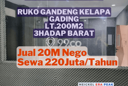 Ruko Dijual Lokasi Stratagis di Kelapa Gading Jakarta Utara Cocok untuk Investasi Ruko Dijual Lokasi Stratagis di Kelapa Gading Jakarta Utara Cocok untuk Investasi