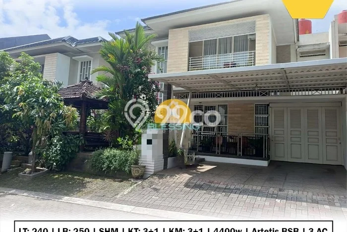 Ready to Use! Premium House LT 240m2 Desain Modern di BSB City Ready to Use! Premium House LT 240m2 Desain Modern di BSB City