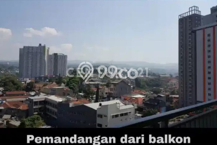 Apartemen Cozy Dijual di Bandung Spesifikasi 2 KT, 1 KM Apartemen Cozy Dijual di Bandung Spesifikasi 2 KT, 1 KM