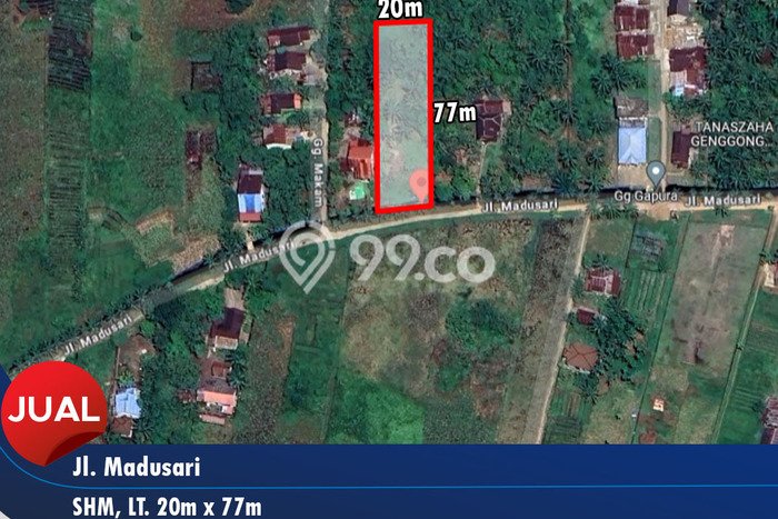 Jarang Ada! Tanah di Sungai Raya Punya Luas 1536m2 SHM Jarang Ada! Tanah di Sungai Raya Punya Luas 1536m2 SHM
