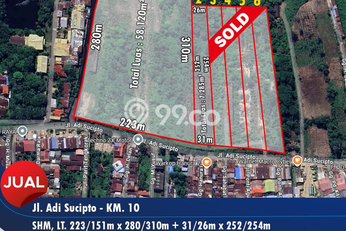 Lahan Strategis di Kubu Dijual dengan Luas 58120m2 Lahan Strategis di Kubu Dijual dengan Luas 58120m2
