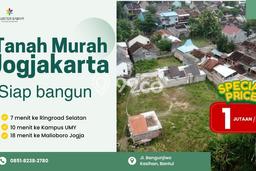 Kavling Tanah untuk Dijual di Bantul, Yogyakarta, Luas 153m2 Kavling Tanah untuk Dijual di Bantul, Yogyakarta, Luas 153m2