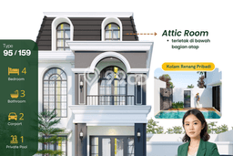 Dijual Rumah Eksklusif 4 KT di Sleman, Yogyakarta Dijual Rumah Eksklusif 4 KT di Sleman, Yogyakarta