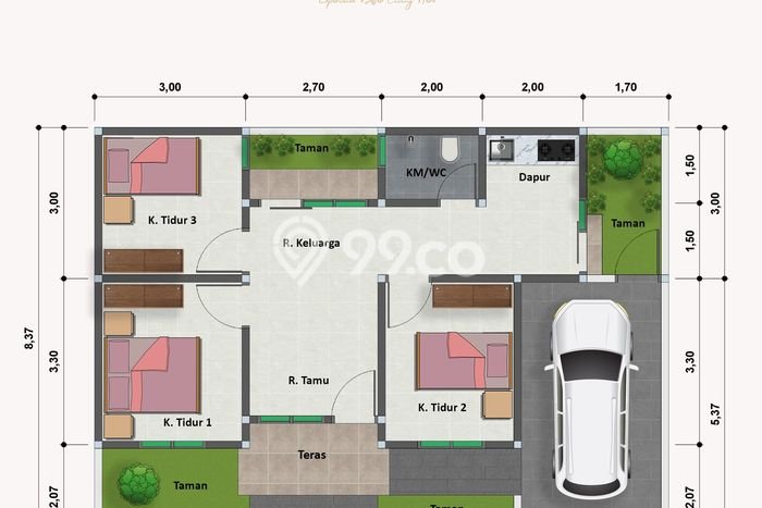 For Sale Rumah 3 Kamar Lokasi Strategis Bagus dan Strategis di Sleman For Sale Rumah 3 Kamar Lokasi Strategis Bagus dan Strategis di Sleman