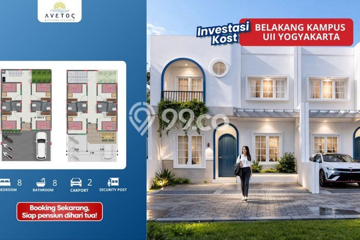 Rumah Kost Dijual di Ngaglik, Sleman, 11 KT, 11 KM, Bangunan 220m2 Rumah Kost Dijual di Ngaglik, Sleman, 11 KT, 11 KM, Bangunan 220m2
