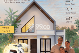 Rumah Modern area Wirobrajan, Yogyakarta, Luas 70m² Bangunan 40m² Rumah Modern area Wirobrajan, Yogyakarta, Luas 70m² Bangunan 40m²