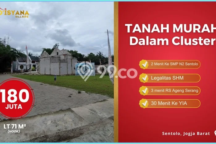 Tanah Kosong Dijual di Yogyakarta dengan Area 71m2 Tanah Kosong Dijual di Yogyakarta dengan Area 71m2