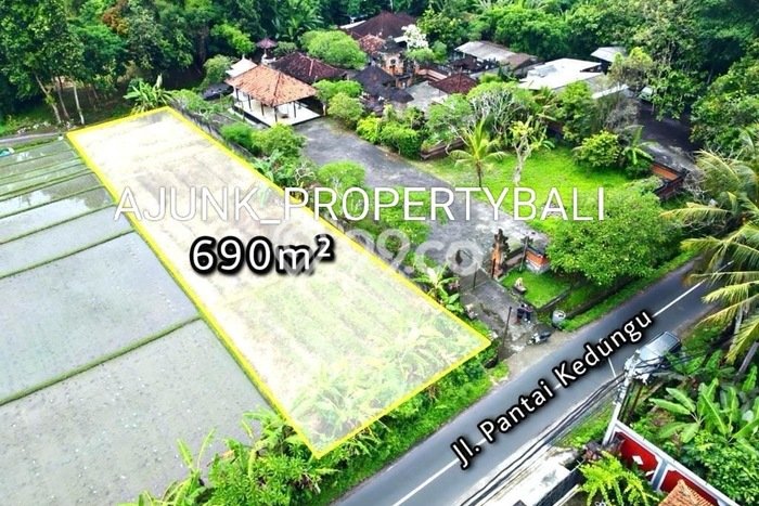Untuk Dijual Tanah 690m2 di Kedungu, Tabanan Untuk Dijual Tanah 690m2 di Kedungu, Tabanan