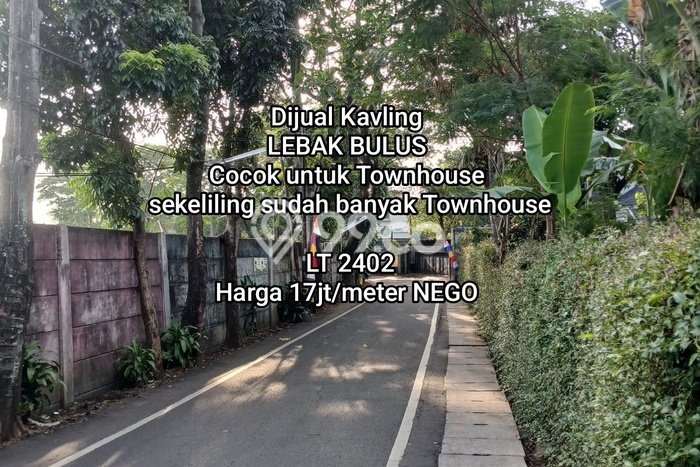 Dijual Tanah 2402m2 di Lebak Bulus, Jakarta Selatan Dijual Tanah 2402m2 di Lebak Bulus, Jakarta Selatan