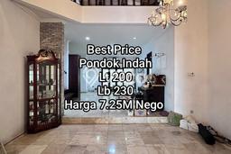 For Sale! Luxury House LT 200m2 Desain Elegan di Pondok Indah For Sale! Luxury House LT 200m2 Desain Elegan di Pondok Indah