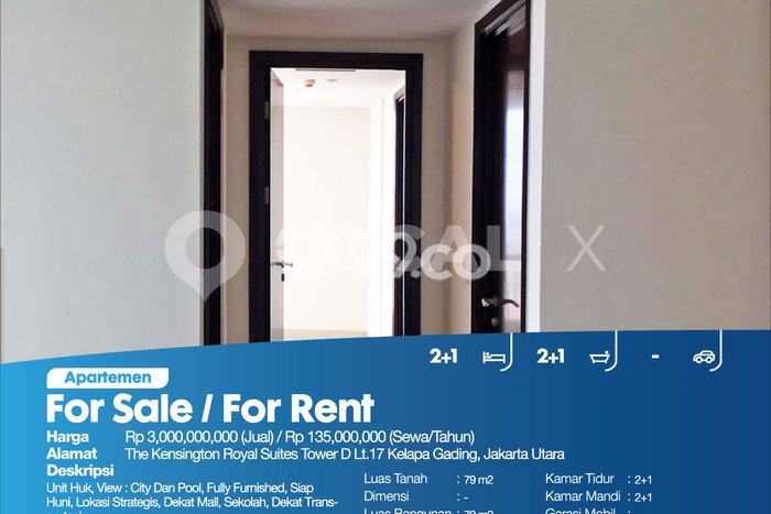 Disewakan Segera Apartemen Nyaman 2 KT di Kawasan Kelapa Gading Disewakan Segera Apartemen Nyaman 2 KT di Kawasan Kelapa Gading