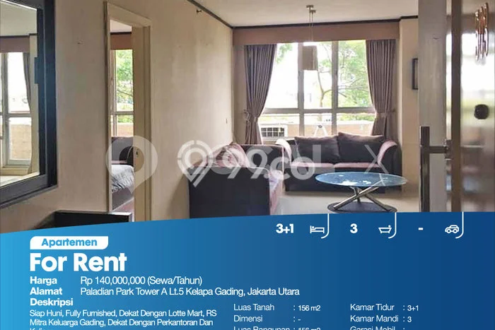 Sewa Apartemen Murah di Kelapa Gading, Jakarta Utara Dekat Fasilitas Umum Sewa Apartemen Murah di Kelapa Gading, Jakarta Utara Dekat Fasilitas Umum