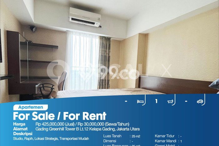 Sewa Apartemen Murah di Kelapa Gading, Jakarta Utara Dekat Fasilitas Umum Sewa Apartemen Murah di Kelapa Gading, Jakarta Utara Dekat Fasilitas Umum
