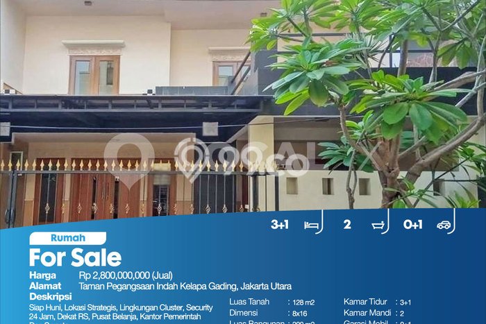 Dijual Rumah Premium dengan Fasilitas Sekitar Komplit di Kelapa Gading, Jakarta Utara Dijual Rumah Premium dengan Fasilitas Sekitar Komplit di Kelapa Gading, Jakarta Utara