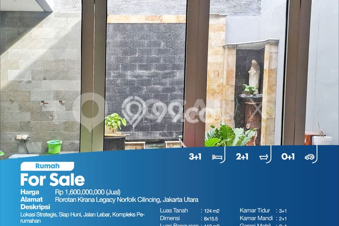 Dijual Rumah 3 Kamar Lokasi Ideal Nyaman dan Strategis di Cilincing Dijual Rumah 3 Kamar Lokasi Ideal Nyaman dan Strategis di Cilincing