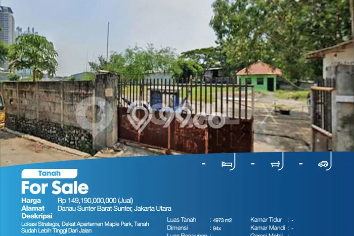 Tanah Investasi Dijual di Jakarta Utara Punya Luas 4973m2 Tanah Investasi Dijual di Jakarta Utara Punya Luas 4973m2